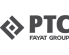 PTC First Group logo: A simple and sleek logo featuring the initials "PTC" in bold, black letters on a white background.