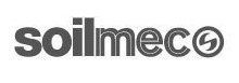 Logo of Soilmecco, featuring a green leaf and the company name in bold letters.