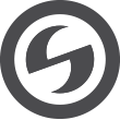 Company logo displayed in a black circle.Soilmec Icon